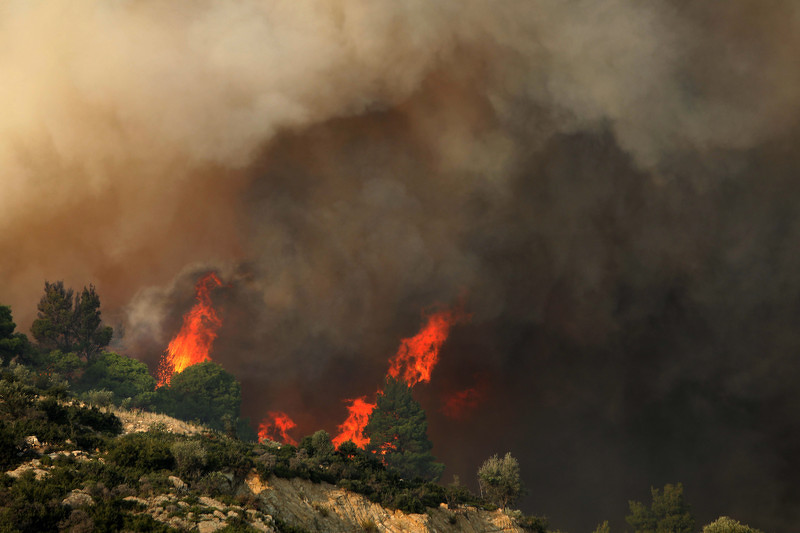 Požari u Grčkoj (Foto: EPA-EFE)