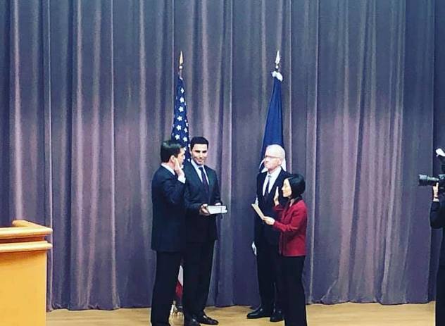 Polaganje zakletve u State Departmentu