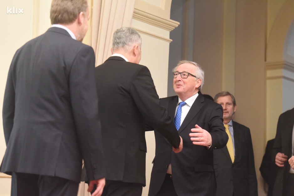Juncker izljubio bh. političare (Foto: K. S./Klix.ba)