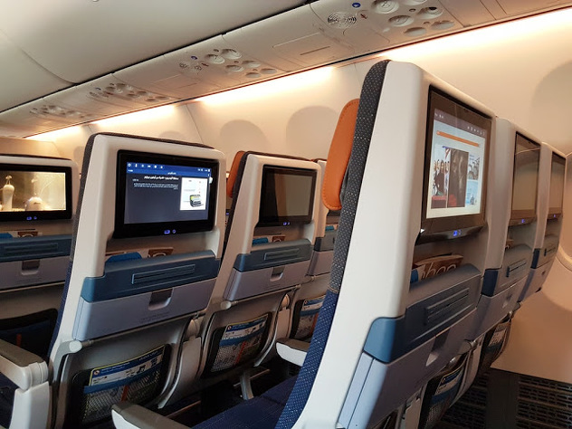 Flydubai B737 MAX ekonomska klasa