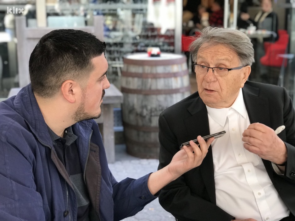 Blažević u razgovoru s našim novinarom u Zagrebu (Foto: Klix.ba)