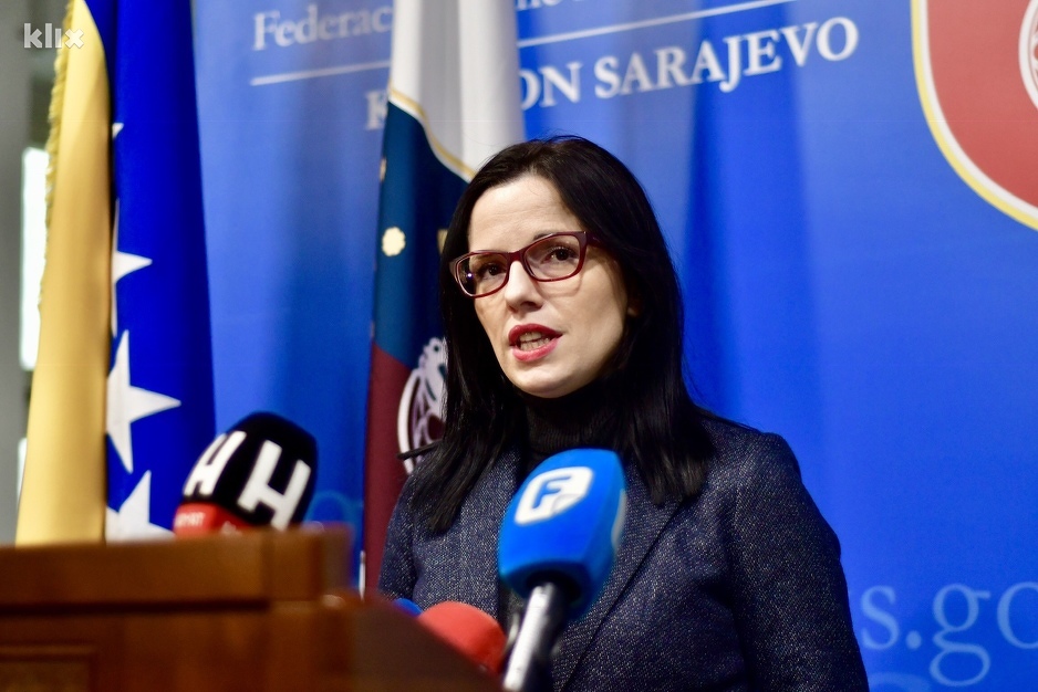 Ministrica pravde KS Lejla Brčić (Foto: Klix.ba)