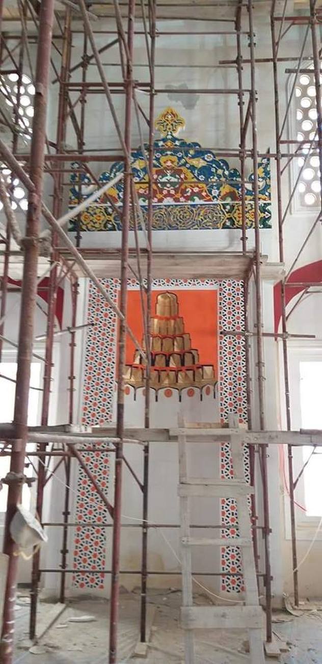 Foto: Mihrab Aladža džamije poslije rekonstrukcije