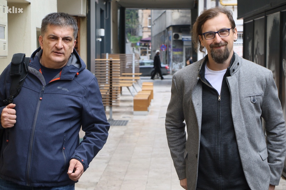 Damir Marjanović (desno), kandidat za predsjednika Naše stranke (Foto: H. M./Klix.ba)