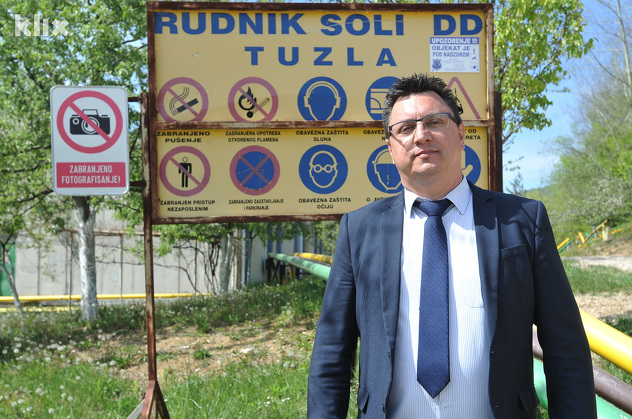 Direktor Rudnika soli Tuzla Anis Šaldić (Foto: D. Z./Klix.ba)