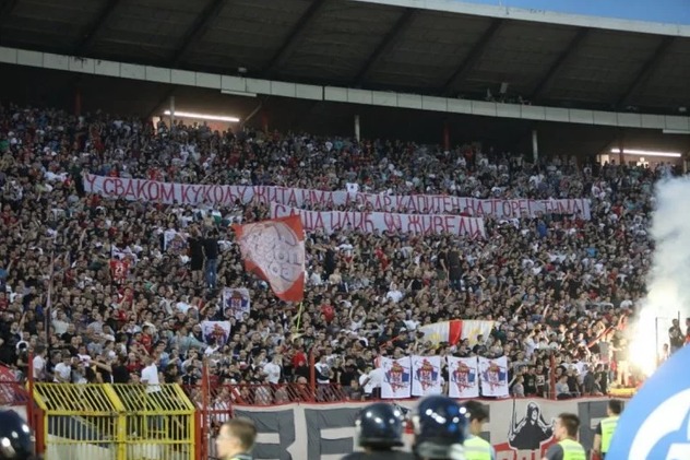 Poruka Delija kapitenu Iliću (Foto: Twitter)