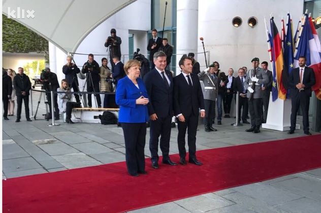 Merkel, Zvizdić i Macron