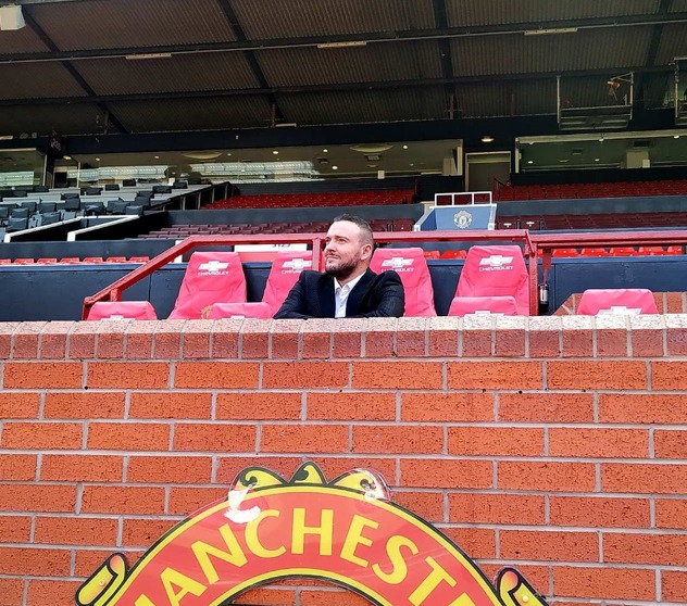 Zovko na tribinama stadiona Old Trafford