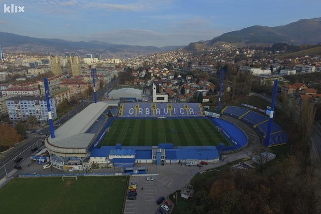 Stadion Grbavica čini najveći dio nekretnina FK Željezničar (Foto: Klix.ba)