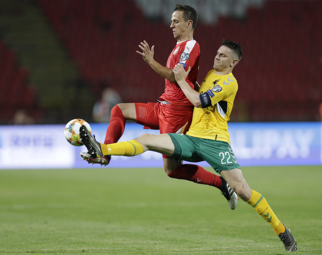 Srbija - Litvanija (Foto: EPA-EFE)