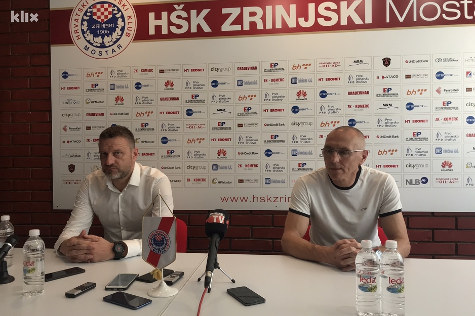 Na konferenciji za medije sa Dankom Šulentom (Foto: R. D./Klix.ba)