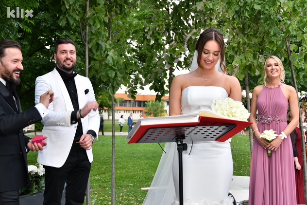 Emir Ganić, Sadat Banda, Irma Lugušić i Irma Bubica (Foto: I. Š./Klix.ba)