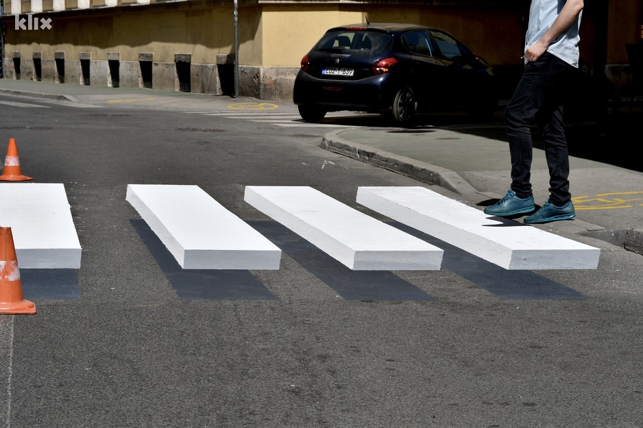 Izgled 3D zebre jučer (Foto: I. Š./Klix.ba)