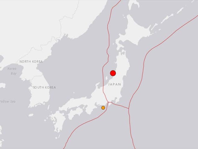 Epicentar potresa (Foto: USGS)