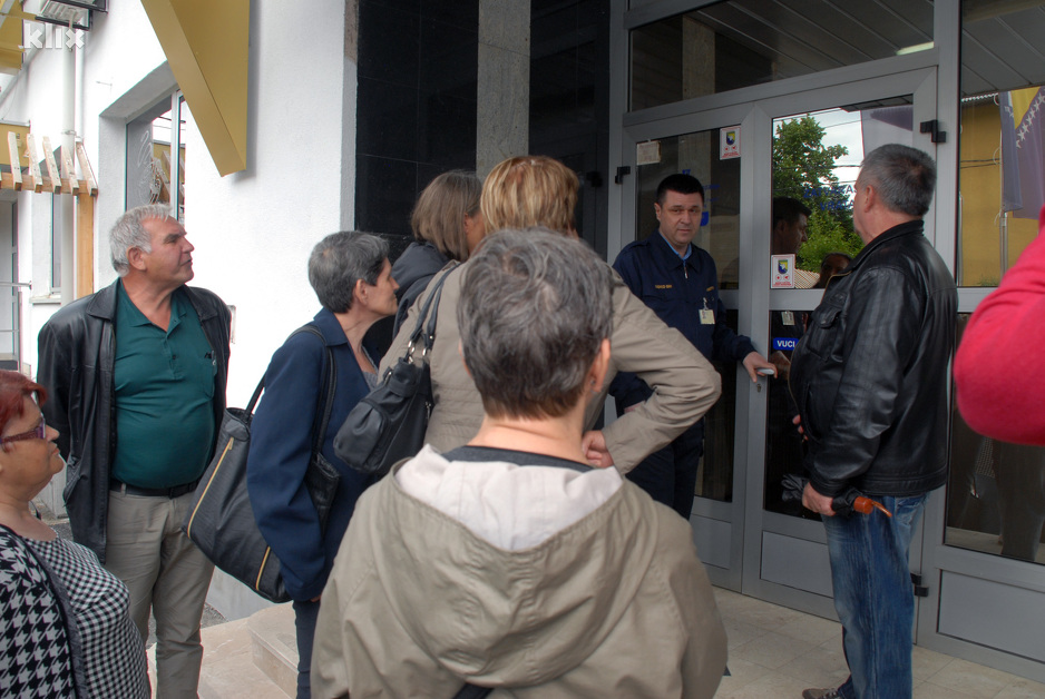 Protest radnica u Tuzli nije urodio plodom (Foto: D. Z./Klix.ba)