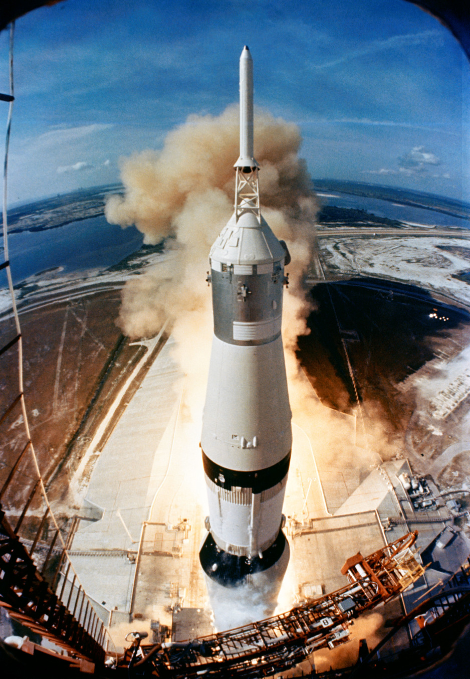 Lansiranje rakete Saturn V 16. jula 1969. godine (Foto: EPA-EFE)