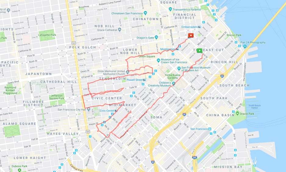 Foto: Map My Run / Star Trek