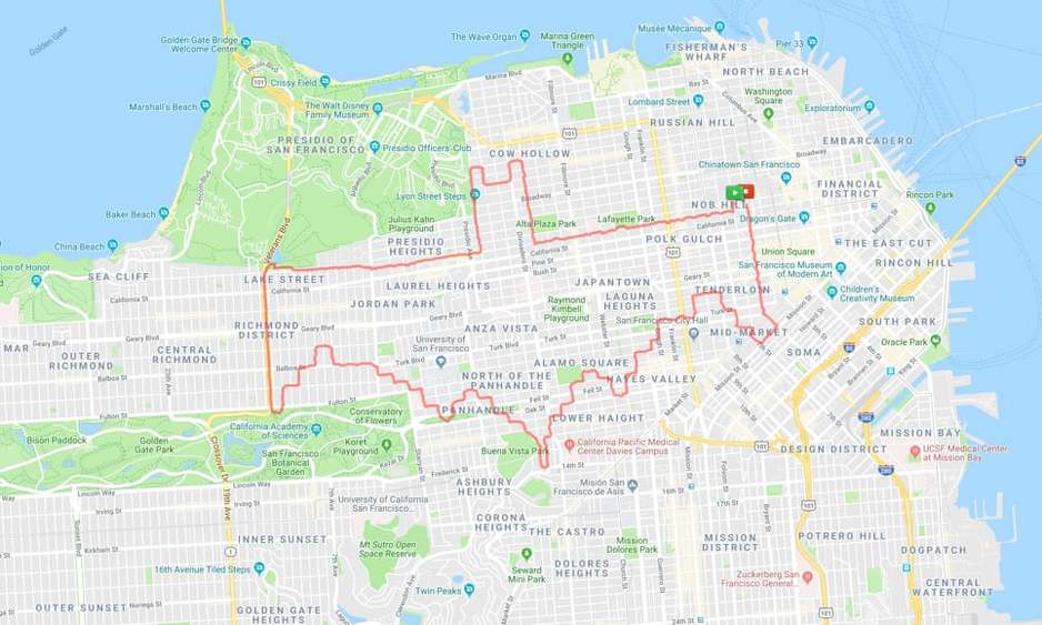Foto: Map My Run / Batman