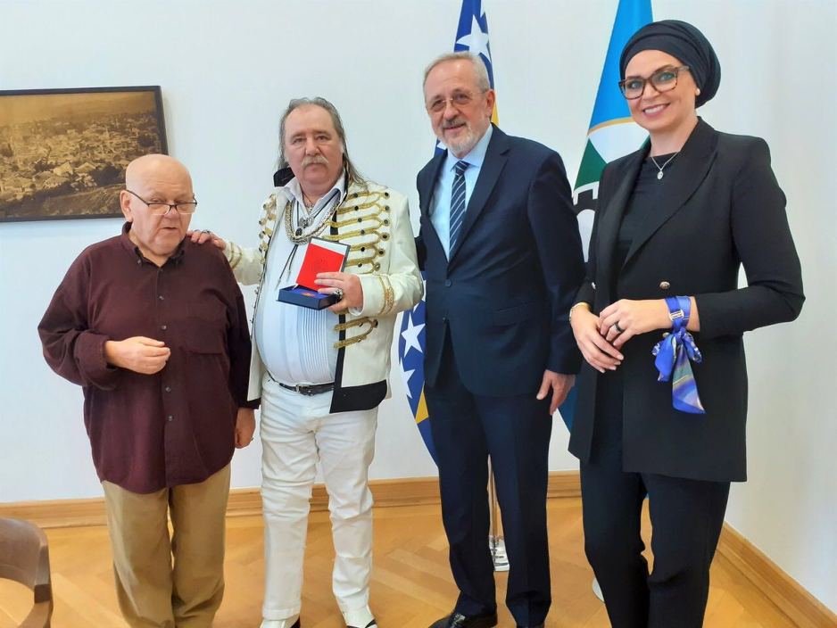 Smajlović i Šarić u društvu s Abdulahom Sidranom