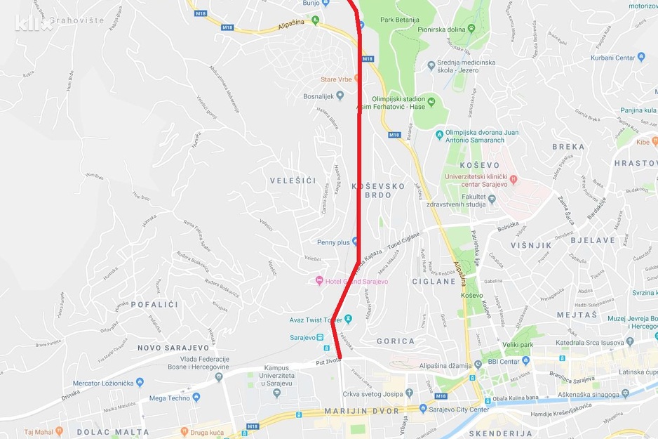 Prvi dio (mapa), Centar - Bare