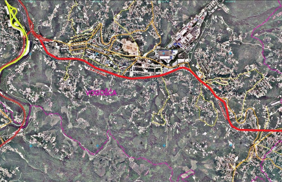Drugi dio (satelistki prikaz), Kobilja Glava - Vogošćanska petlja