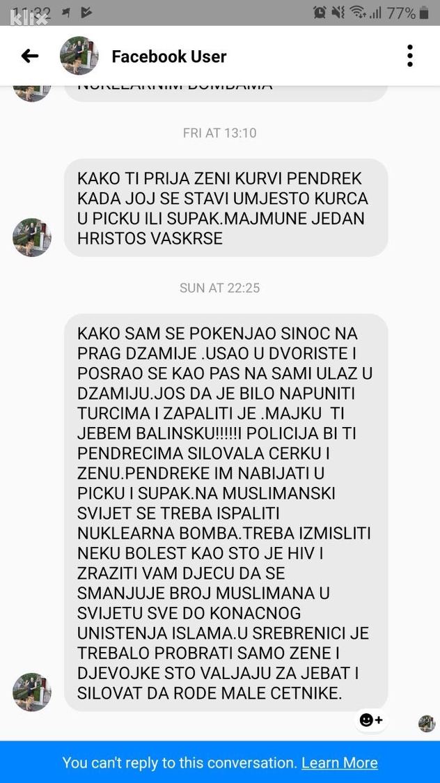 Prijetnje Emiru ef. Nuhiću