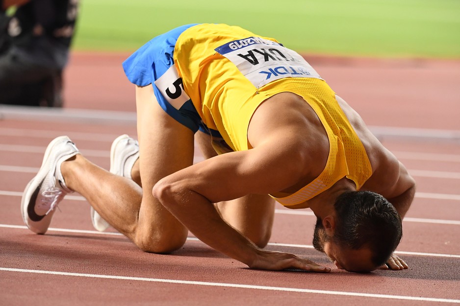 Amel Tuka nakon trke (Foto: AFP)