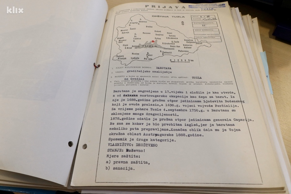 Elaborat iz 1988. godine (Foto: A. K./Klix.ba)