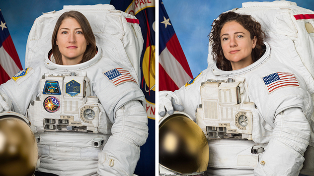 Christina Koch I Jessica Meir (Foto: NASA)