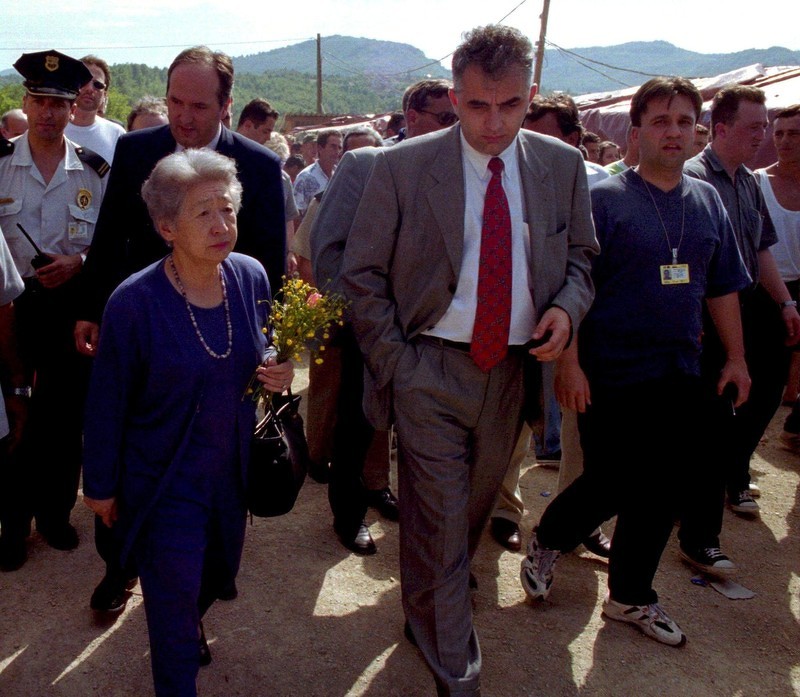 Sadako ogata u posjeti Bosni i Hercegovini (Foto: EPA-EFE)