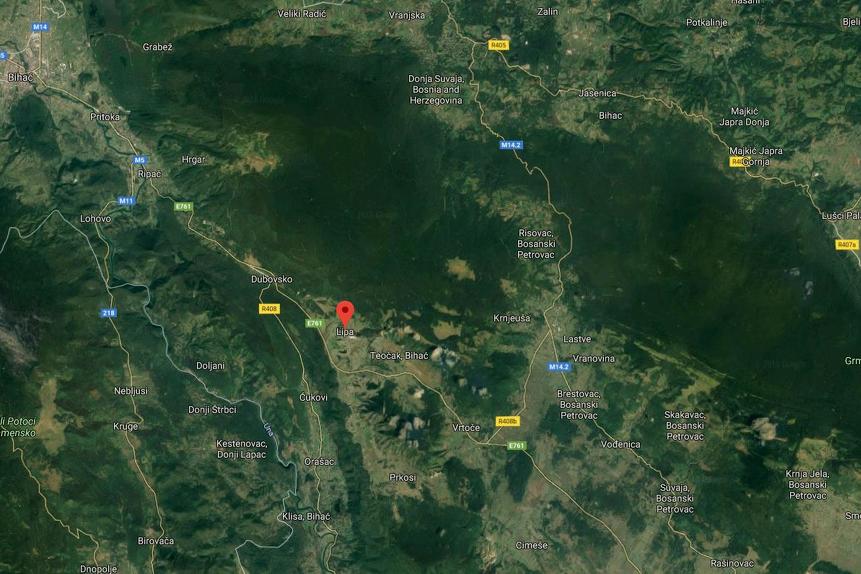 Lokacija Lipa na karti