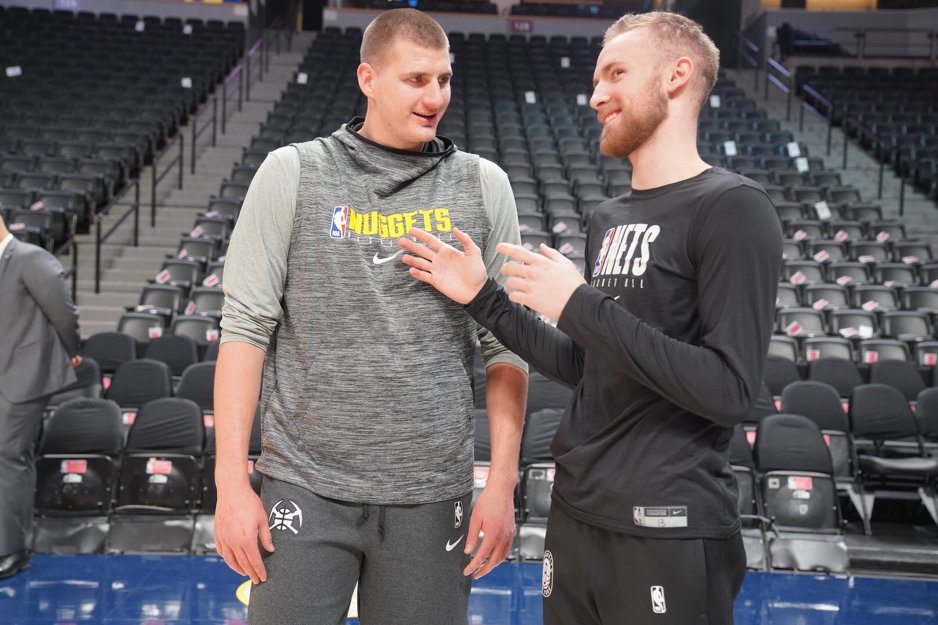 Jokić i Musa (Foto: Twitter/Brooklyn Nets)