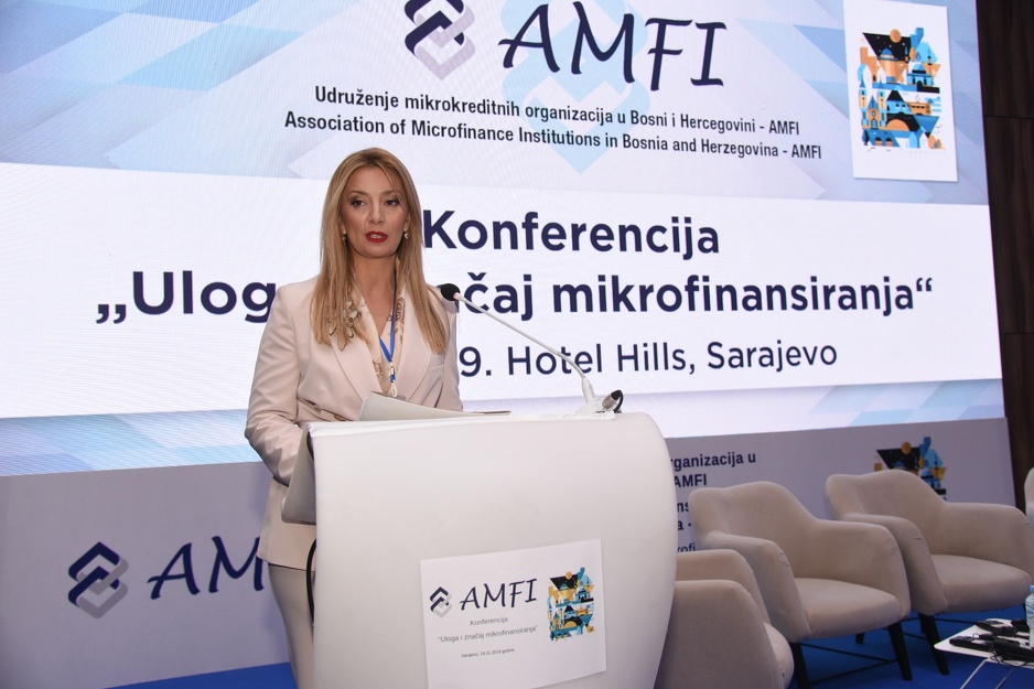 Elma Zukić, predsjednica Udruženja mikrokreditnih organizacija u BiH – AMFI