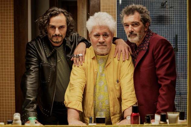 Asier Etxeandia, Pedro Almodovar i Antonio Banderas