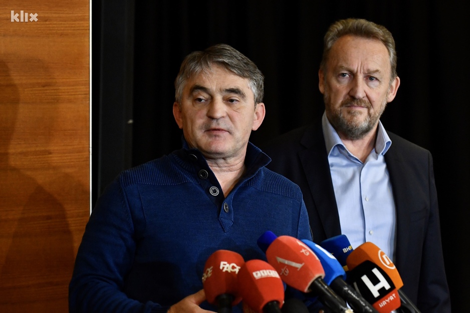 Željko Komšić i Bakir Izetbegović (Foto: T. S./Klix.ba)
