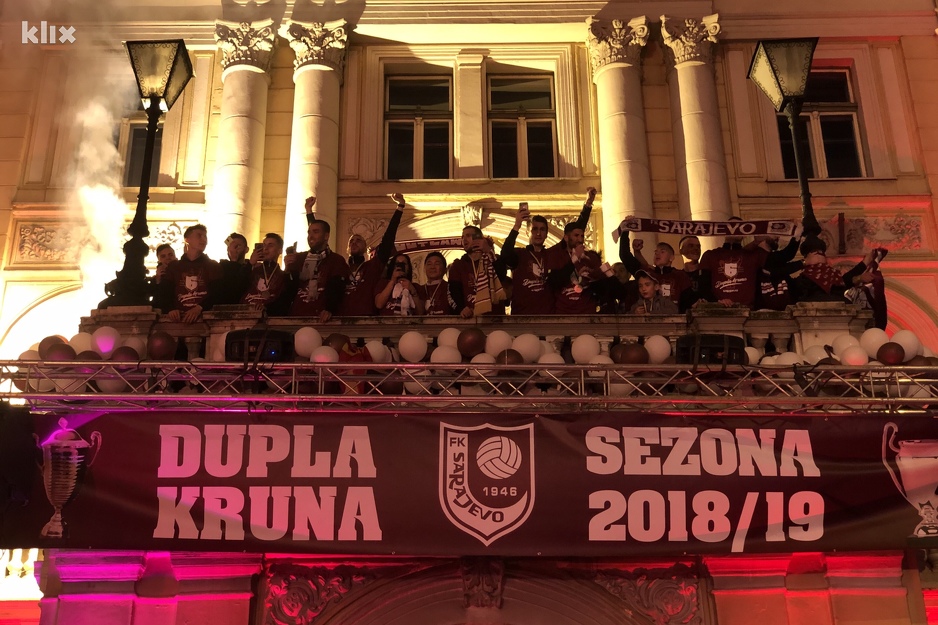 FK Sarajevo je osvojio duplu krunu (Foto: I. Š./Klix.ba)