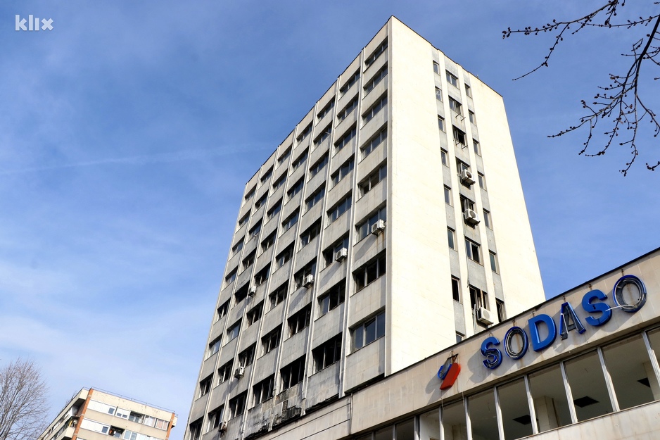 Zgrada SodaSo u Tuzli (Foto: A. K./Klix.ba)