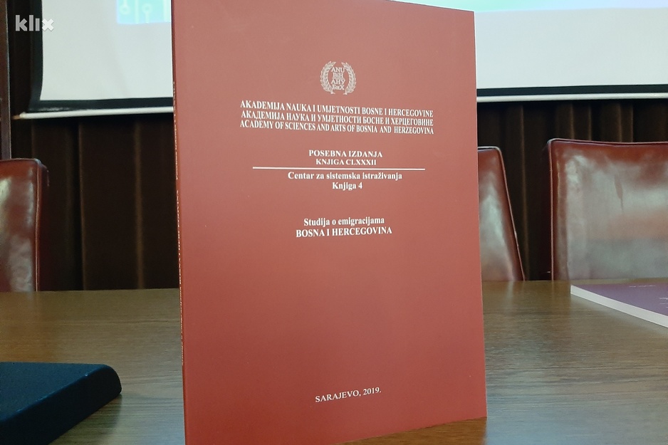 ''Studija o emigracijama: Bosna i Hercegovina'' (Foto: Klix.ba)