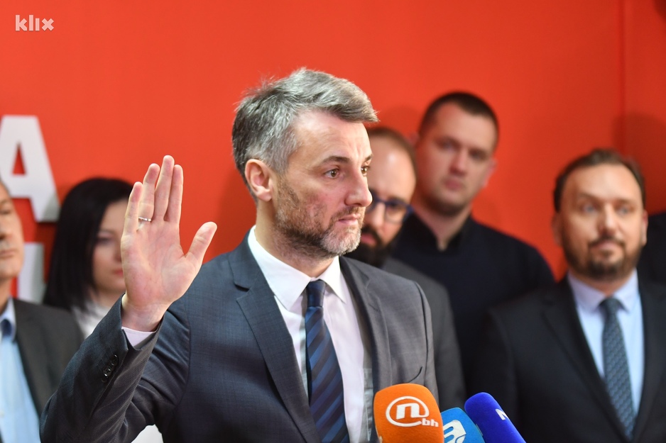 Edin Forto, premijer Kantona Sarajevo (Foto: D. S./Klix.ba)