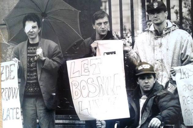 Protest ispred Vlade Republike Irske
