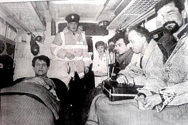 Dolazak ranjenika u Irsku, februar 1994.