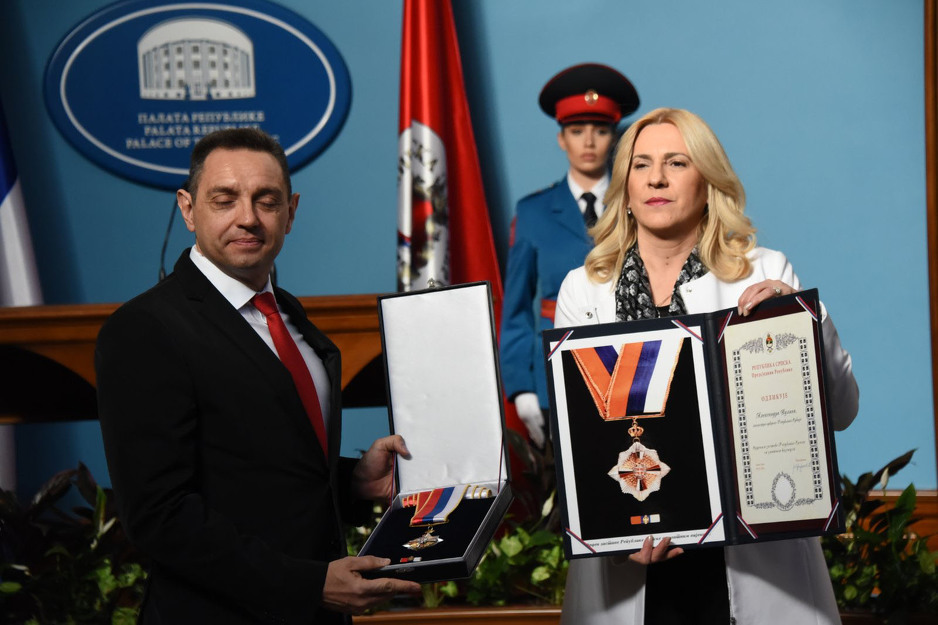 Vulin i Cvijanović (Foto: SRNA)