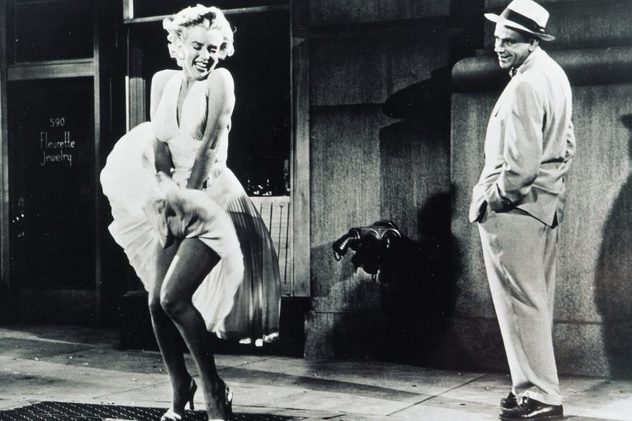 Marilyn Monroe i Tom Ewell u film u Billyja Wildera