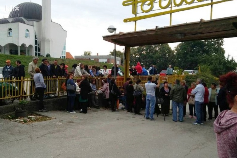 Jedan od protesta radnika gračaničke Fortune (Foto: Arhiv/Klix.ba)