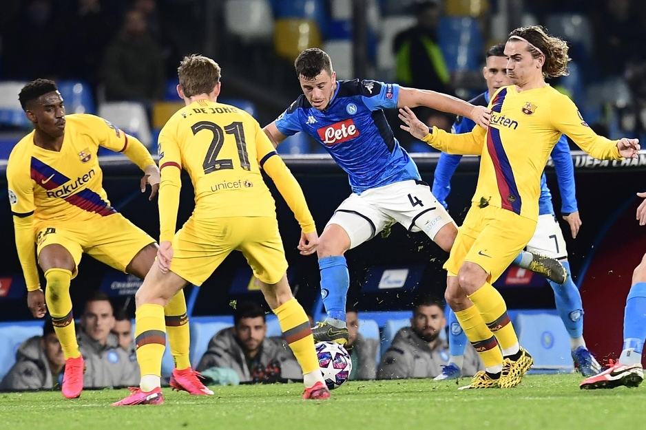 Napoli - Barcelona (Foto: EPA-EFE)