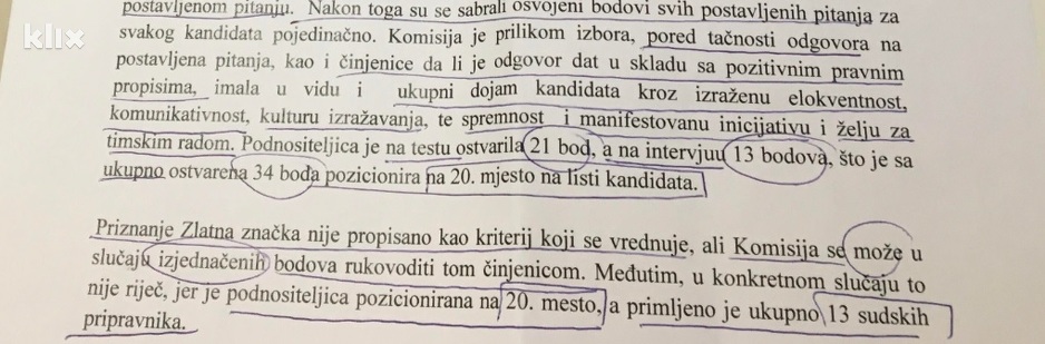 Obrazloženje Suda BiH