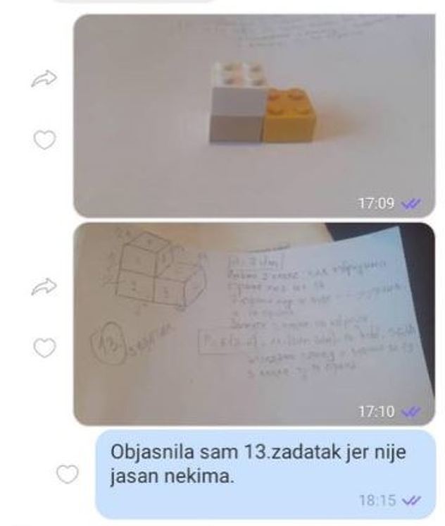 Primjer nastave putem Vibera