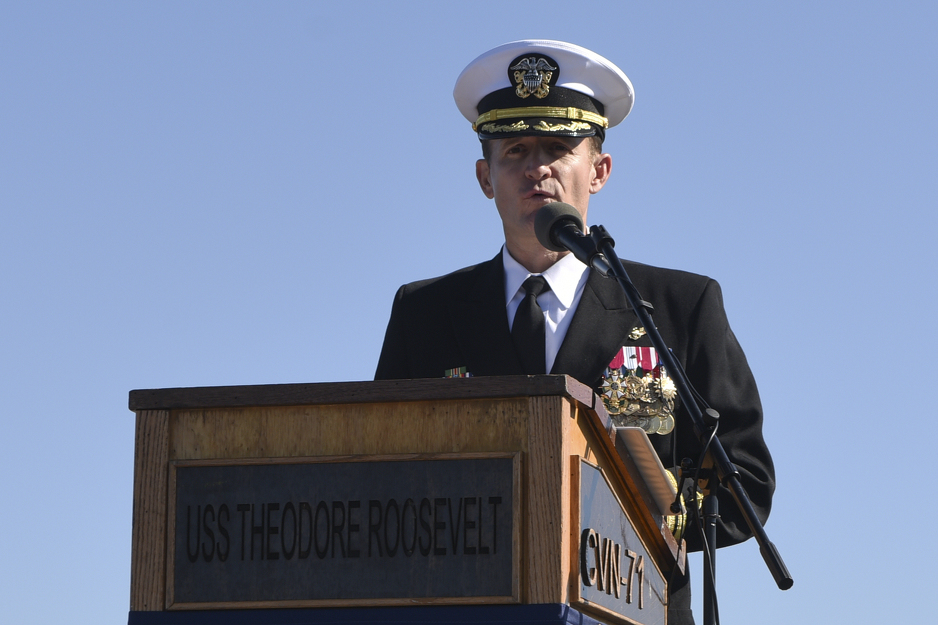 Kapetan Brett Crozier (Foto: AFP)