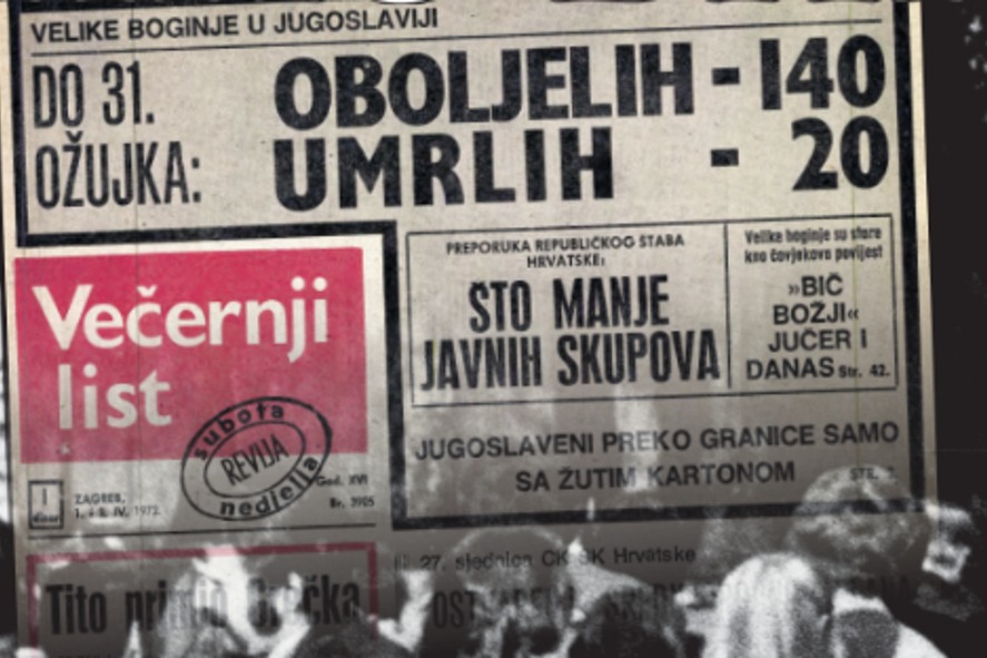 Izdanje Večernjeg lista iz 1972.