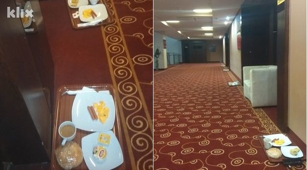 Doručak ispred hotelskih soba (Foto: Čitatelj)